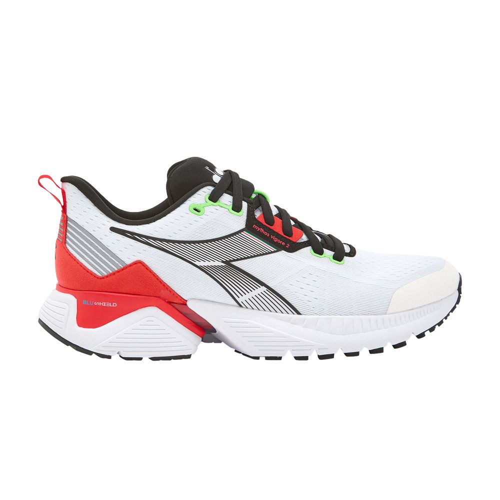 Diadora Mythos Blushield Vigore 2 'White Fiery Red' | Men's Size 13 - 101-179081-C6714