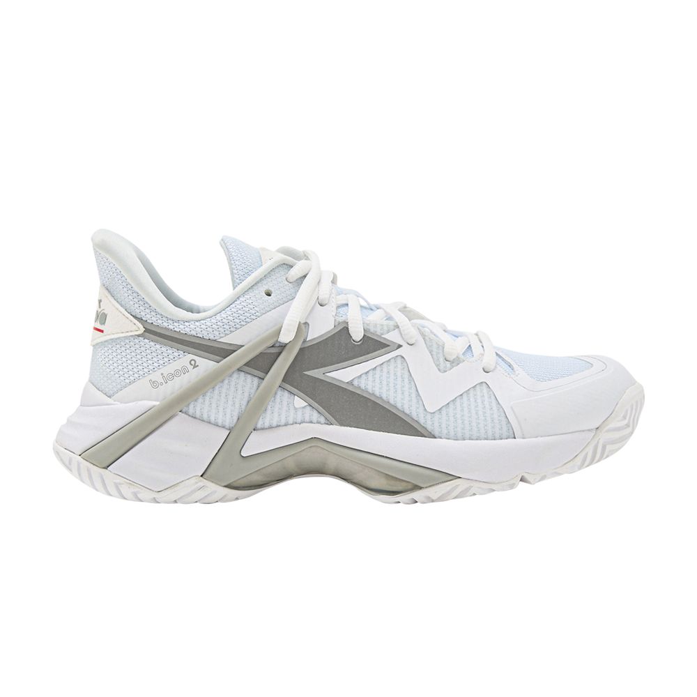 Diadora Wmns B.Icon 2 AG 'White Silver' | Women's Size 9.5 - 101-179103-C6103