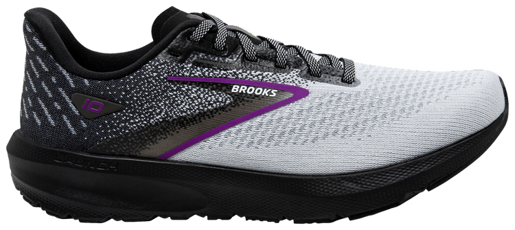 Brooks Wmns Launch 10 Wide Black Violet