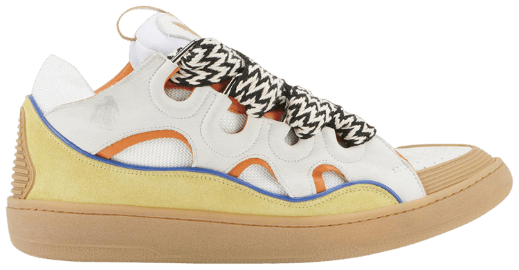 Lanvin Curb Sneakers White Beige