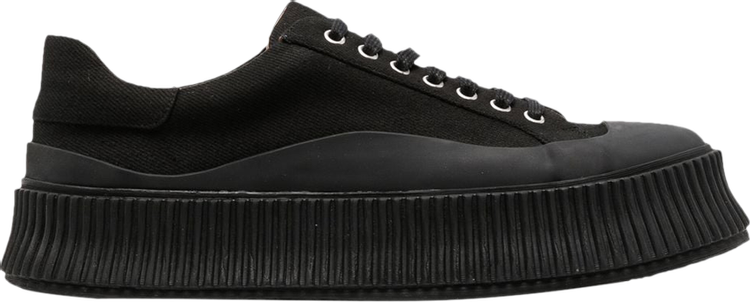 Jil Sander Vulcanized Rubber Sole Sneaker 'Black'