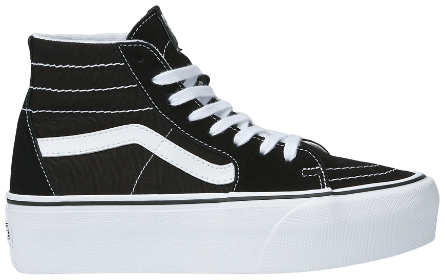 sk8 hi black white