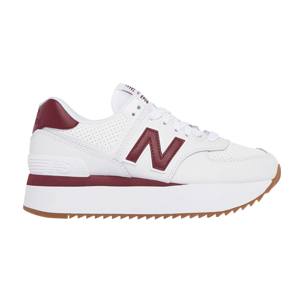 Wmns 574+ 'White Burgundy' - WL574ZFC