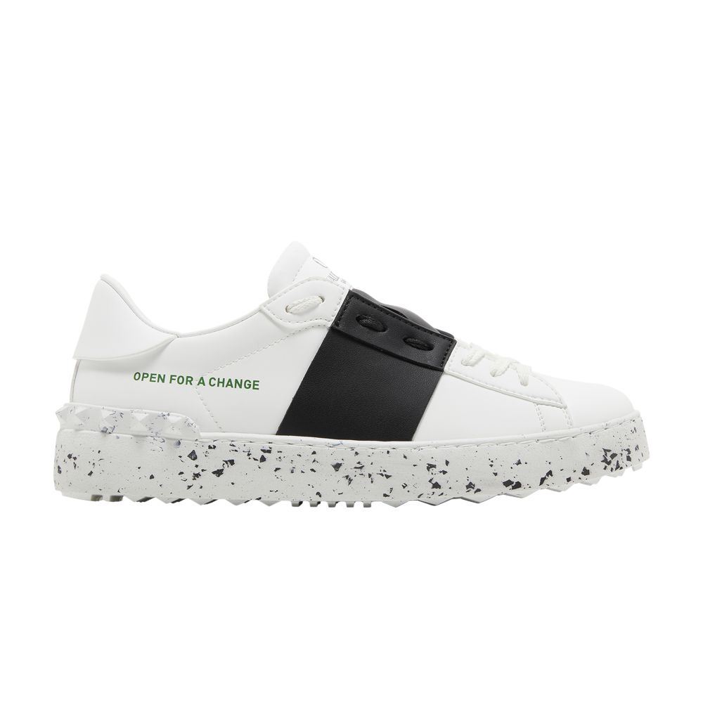 Pre-owned Valentino Garavani Valentino Valentino Wmns Open For A Change Sneaker 'white Black' | Women's Size 36.5