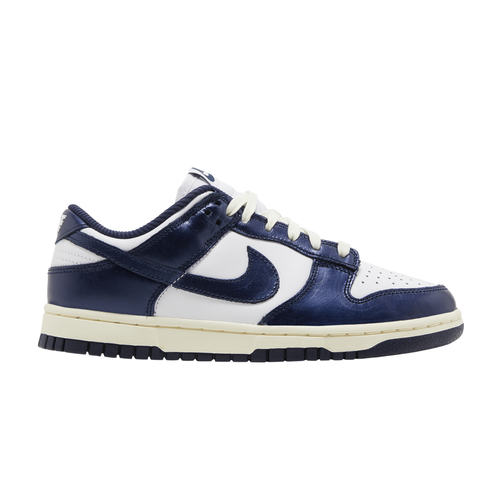 Pre-owned Nike Wmns Dunk Low Premium 'vintage Navy' In Blue