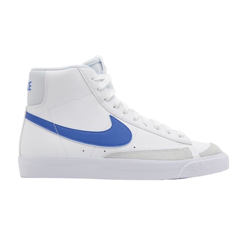 Pre-owned Nike Blazer Mid '77 Gs 'game Royal' | White | Kid's Size 5