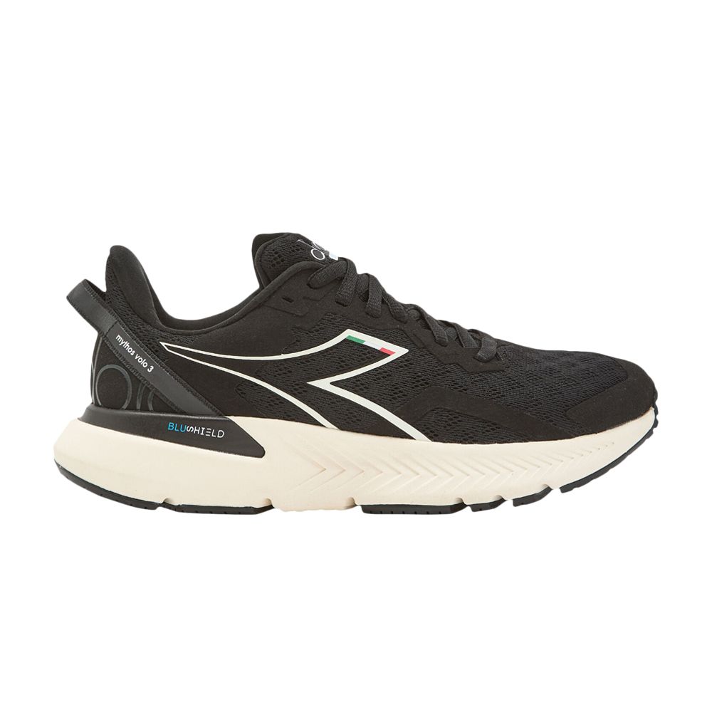 Diadora Wmns Mythos Blushield Volo 3 'Black Whisper White' | Women's Size 8.5 - 101-179088-C2609