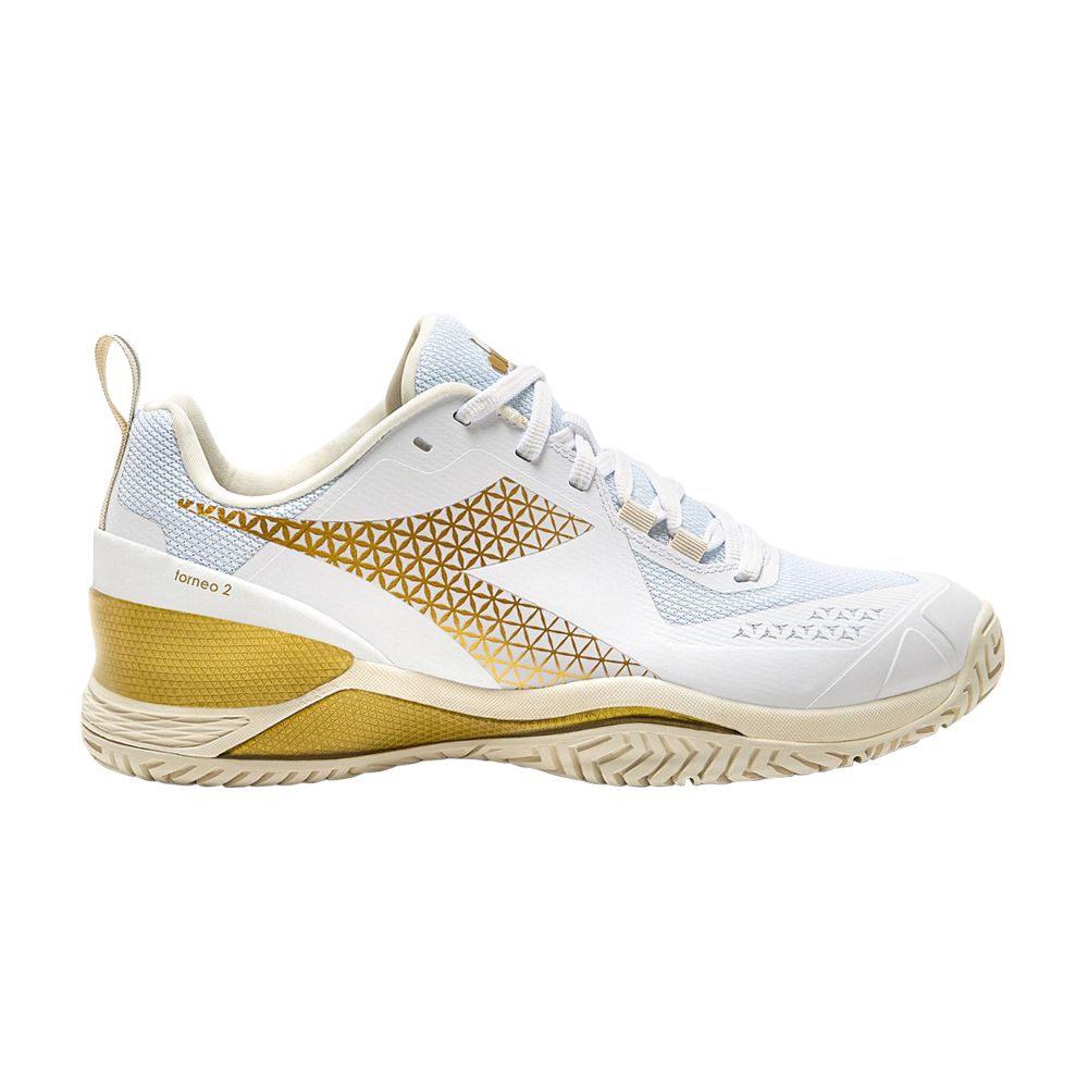 Diadora Wmns Blushield Torneo 2 AG 'White Gold' | Women's Size 7 - 101-179503-C1070