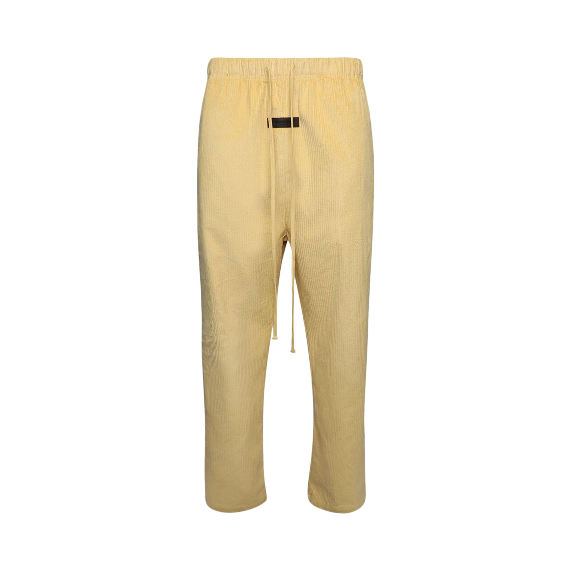 Pre-owned Essentials Fear Of God  Relaxed Trouser 'light Tuscan' | Yellow | Men's Size M
