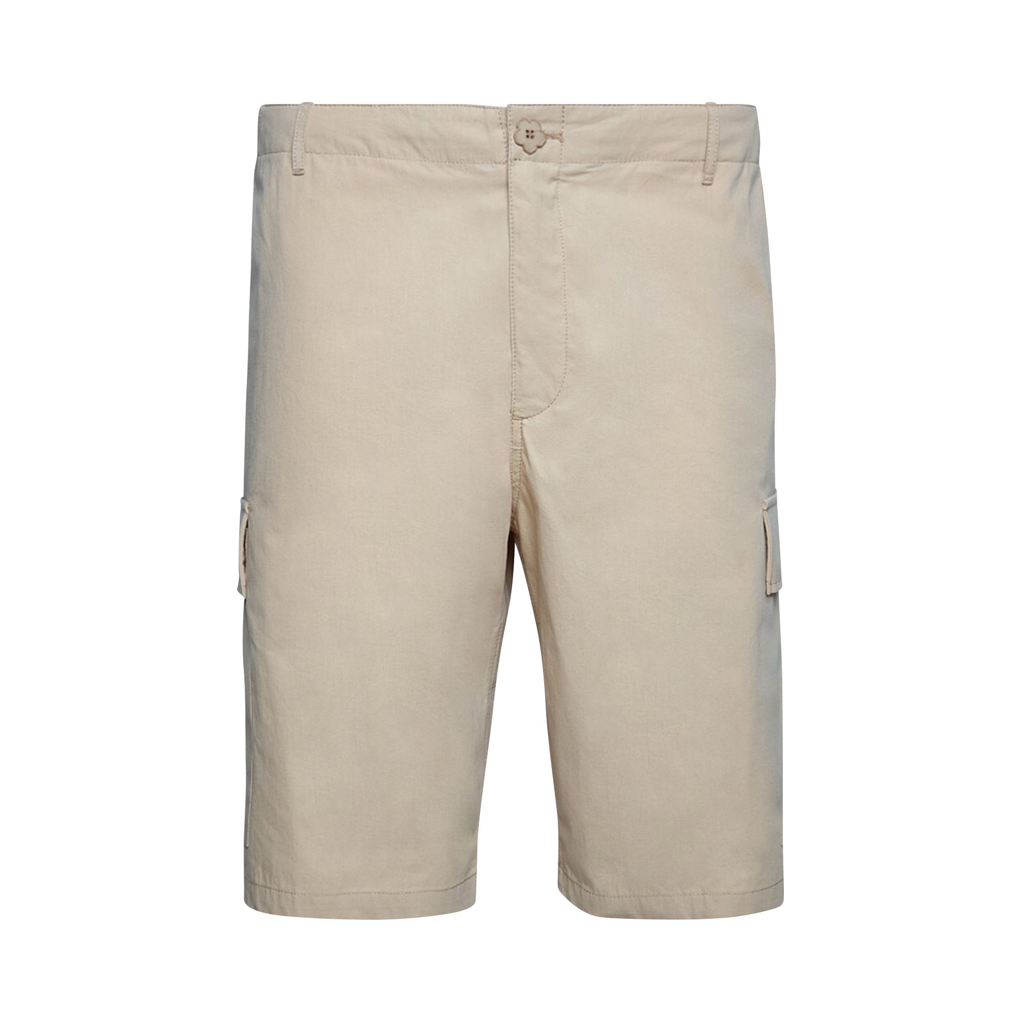 Pre-owned Kenzo Cargo Workwear Short 'beige' | Tan | Men's Size 40 In Brown