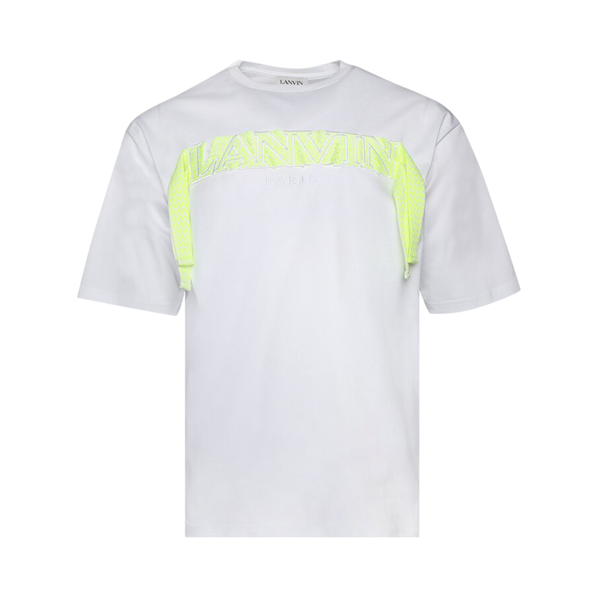 Lanvin Curb Embroidered T-Shirt 'Optic White' | Men's Size L