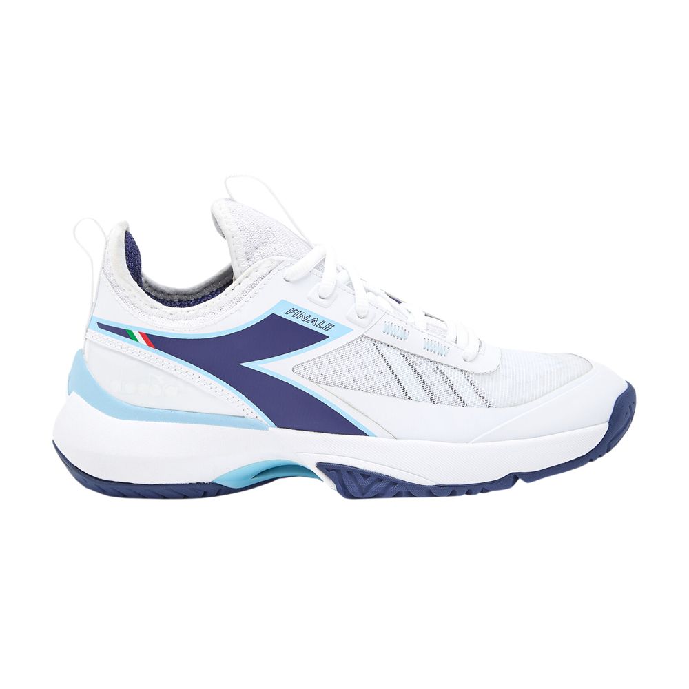 Diadora Wmns Finale AG 'White Blueprint' | Women's Size 8.5 - 101-179358-C4127