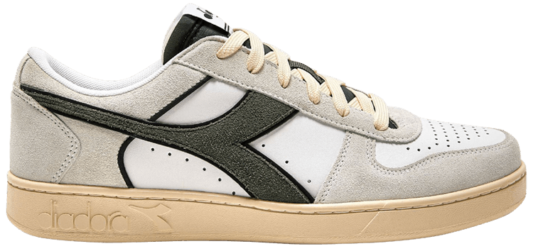 Diadora Magic Basket Low White Dark Forest