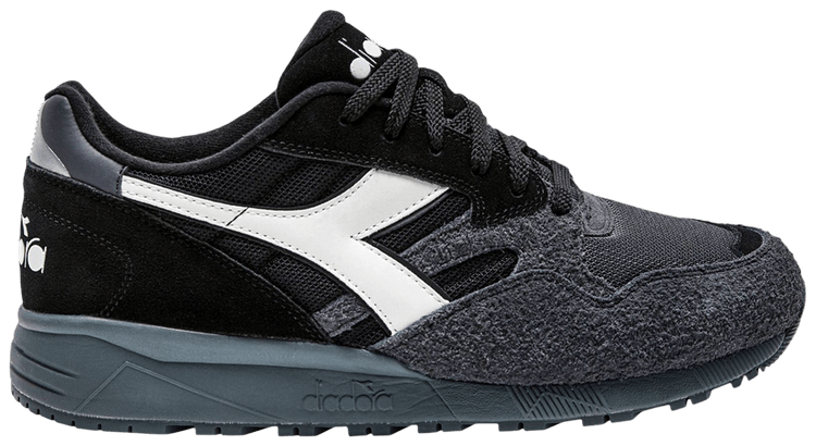 Diadora N902 Hairy Suede   Black White