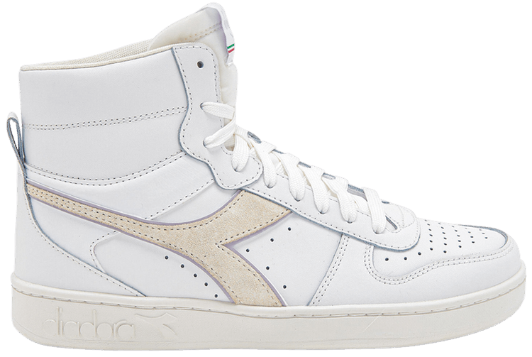 Diadora Wmns Magic Basket Mid White Lilac Marble
