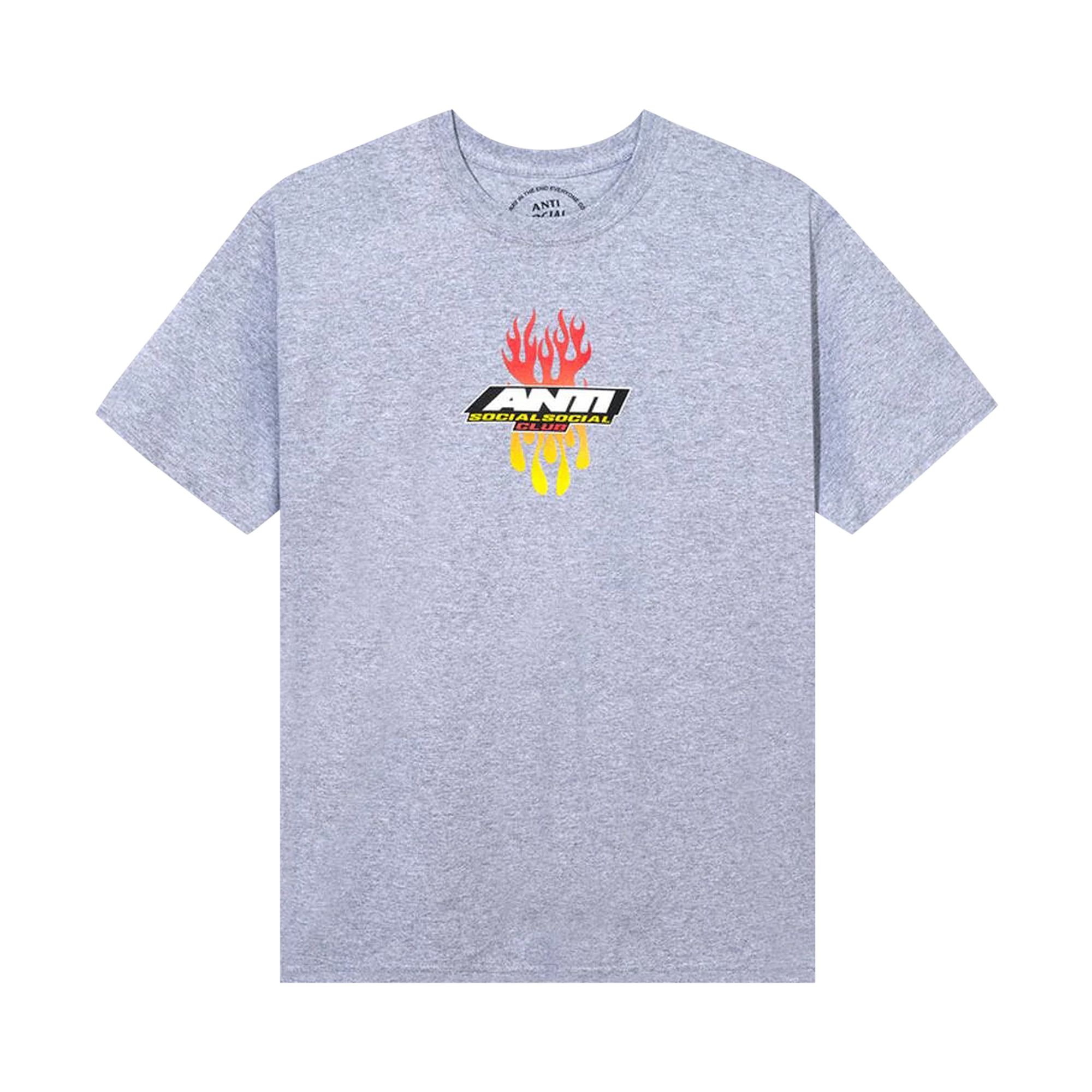 Anti Social Social Club Hot At First Tee 'Grey' | Men's Size M