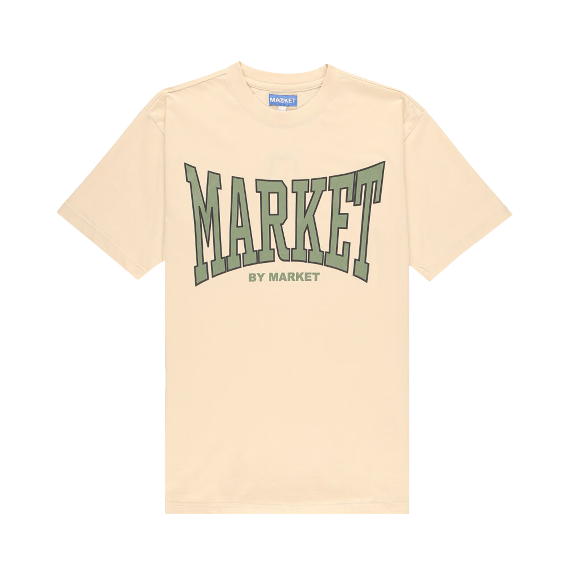 Pre-owned Market Persistent Logo T-shirt 'ecru' In Cream