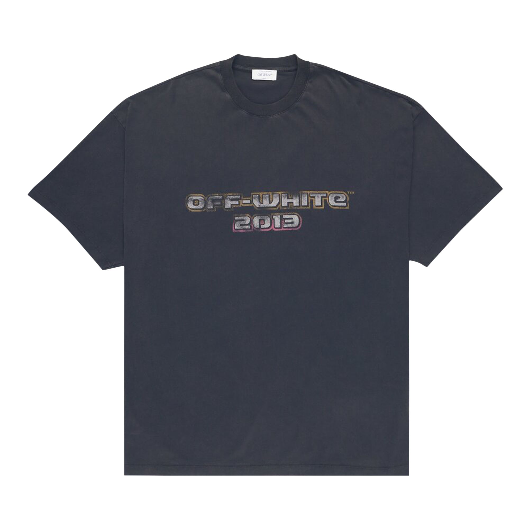 Pre-owned Off-white Digit Bacchus Over Short-sleeve Tee 'black/multicolor'