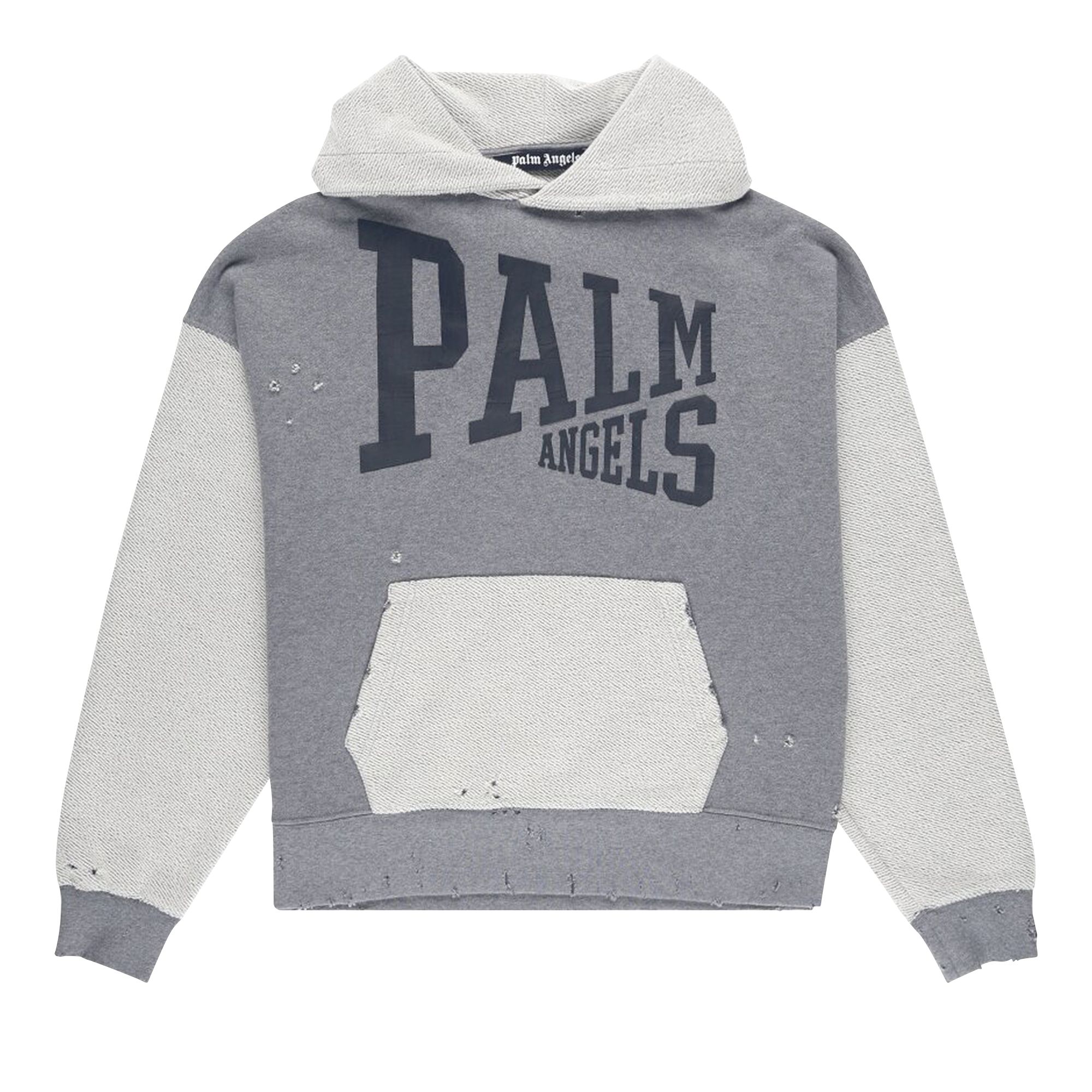 Palm Angels College Hoodie 'Grey' | Men's Size L