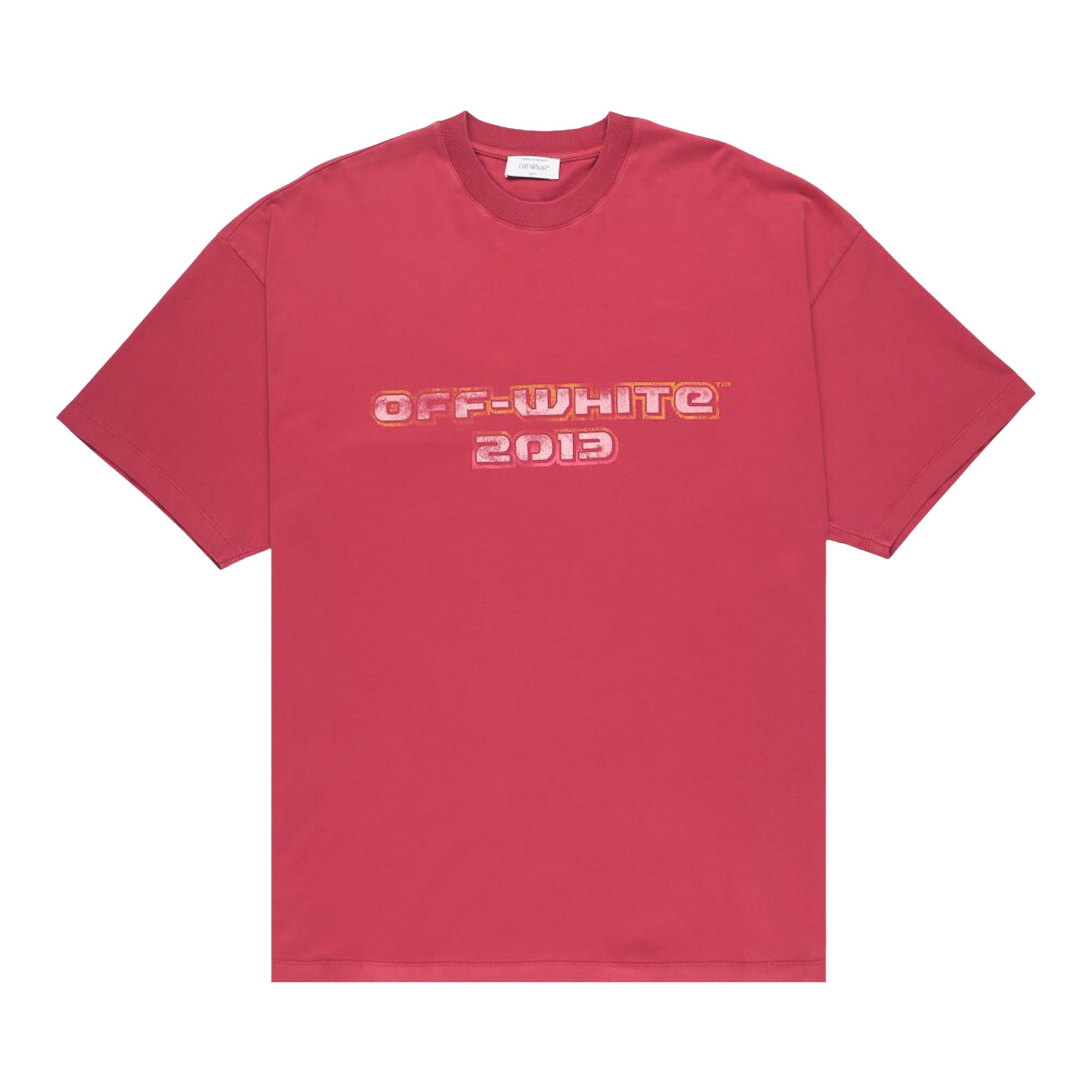 Pre-owned Off-white Digit Bacchus Over T-shirt 'rio Red/multicolor' | Men's Size Xxl
