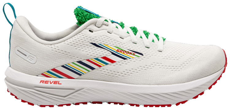 Brooks Revel 6 Multi Color Stripes