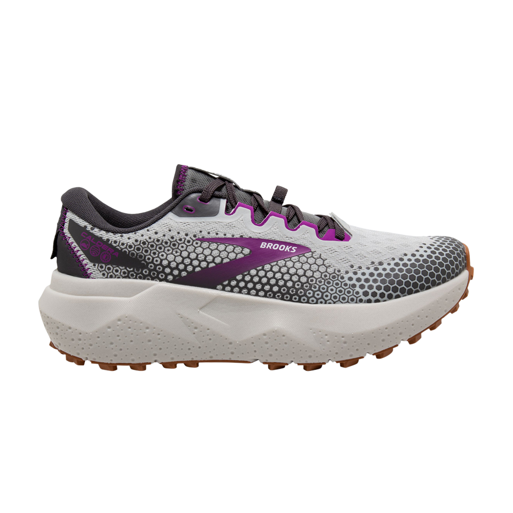 Pre-owned Brooks Wmns Caldera 6 'oyster Purple' In Grey