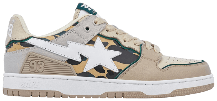 BAPE Wmns Sk8 Sta 4 Beige Camo