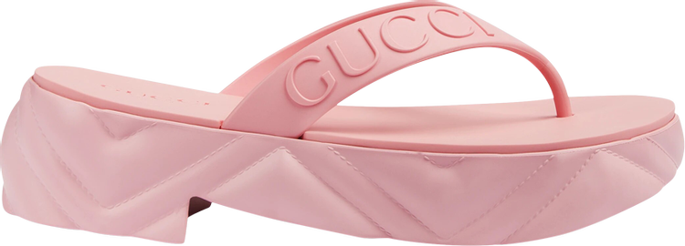 Gucci Wmns Thong Platform Sandal Pink