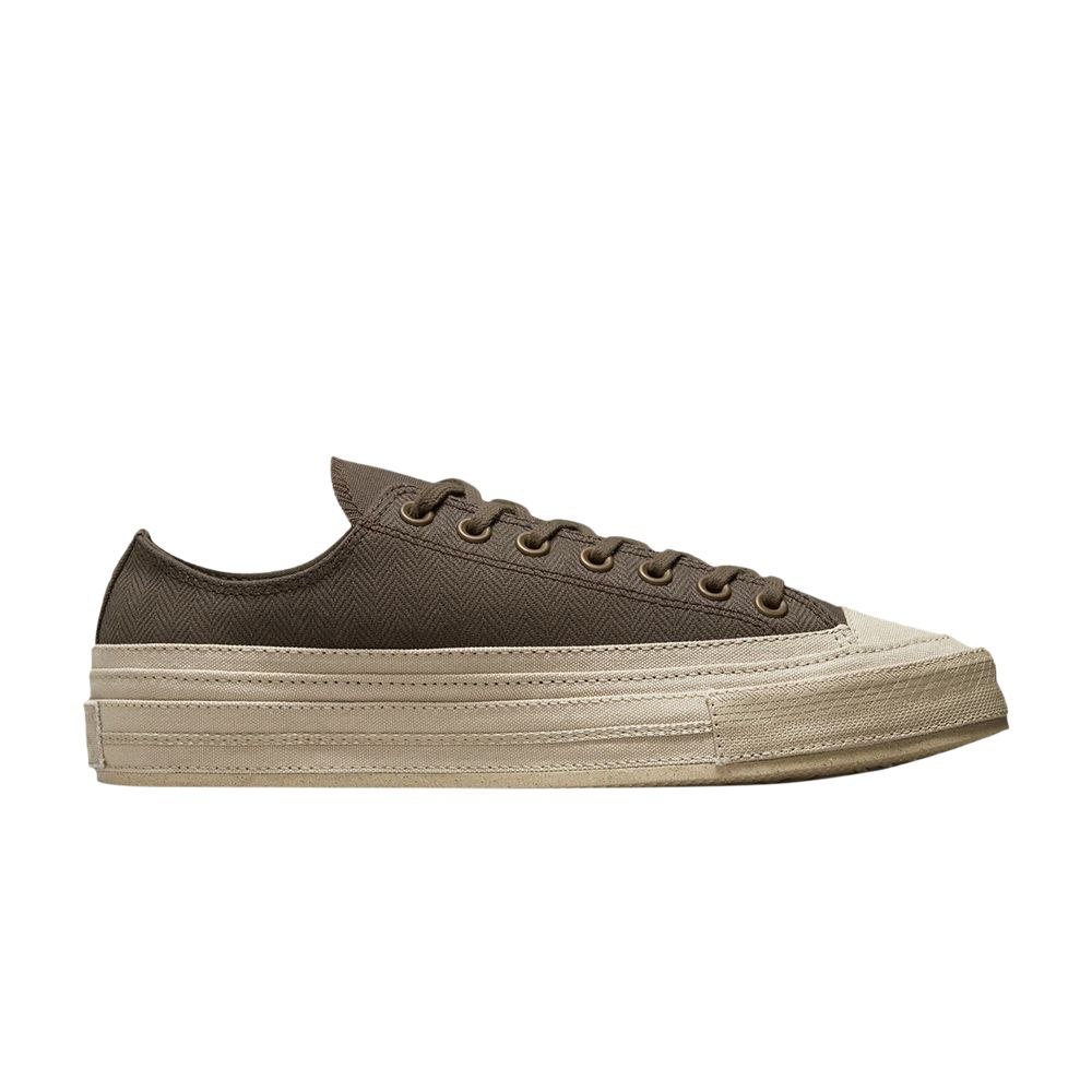 Pre-owned Converse Chuck 70 Ox 'herringbone' In Brown