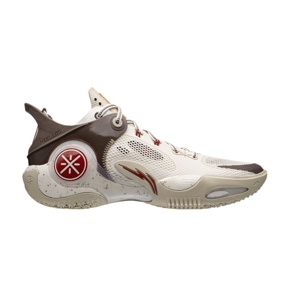 Pre-owned Li-ning Wade Fission 8 'latte' In Brown