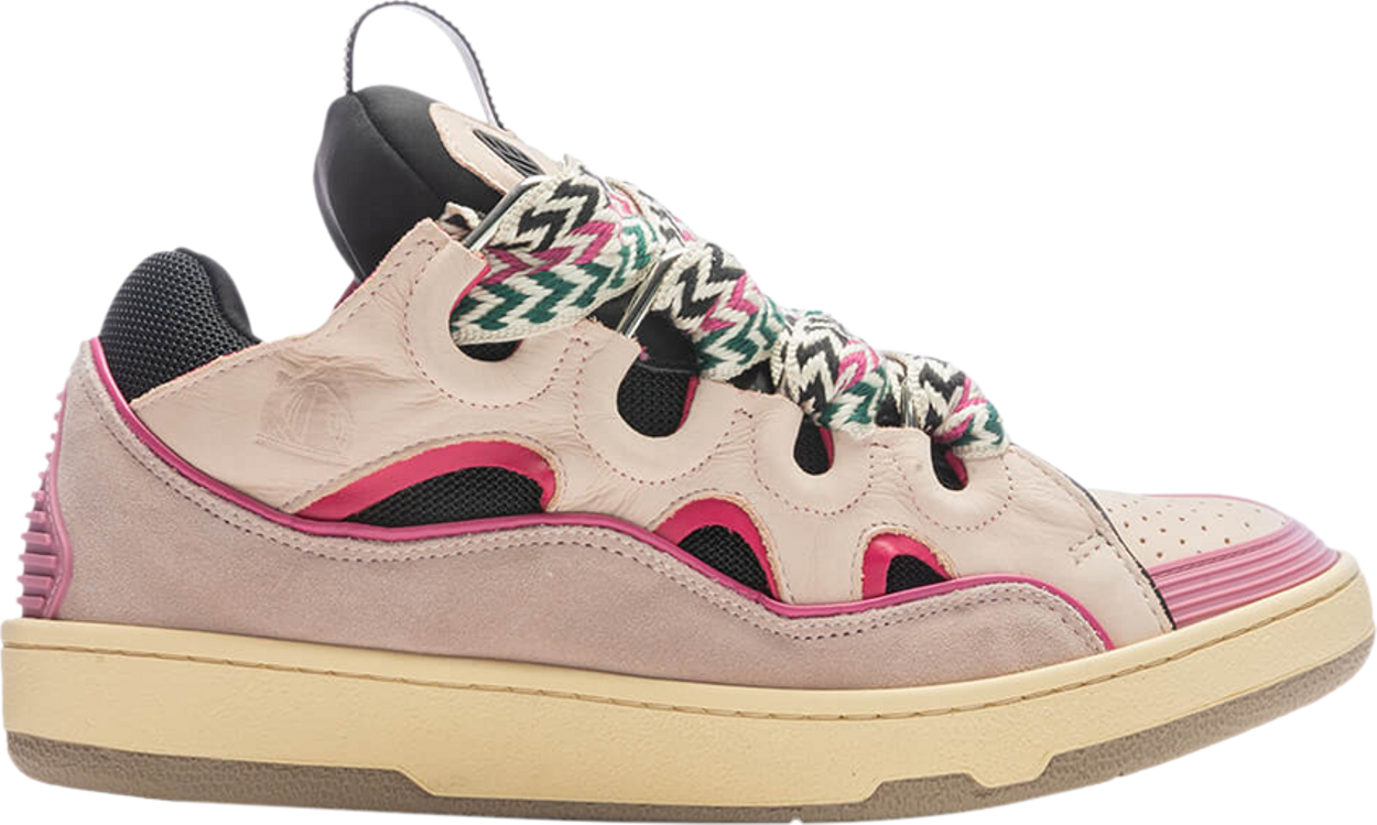 Buy Lanvin Curb Sneakers 'Pink Black' - FM SKRK11 DRAG H225010 | GOAT UK