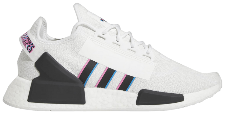 Nmd r1 white purple top