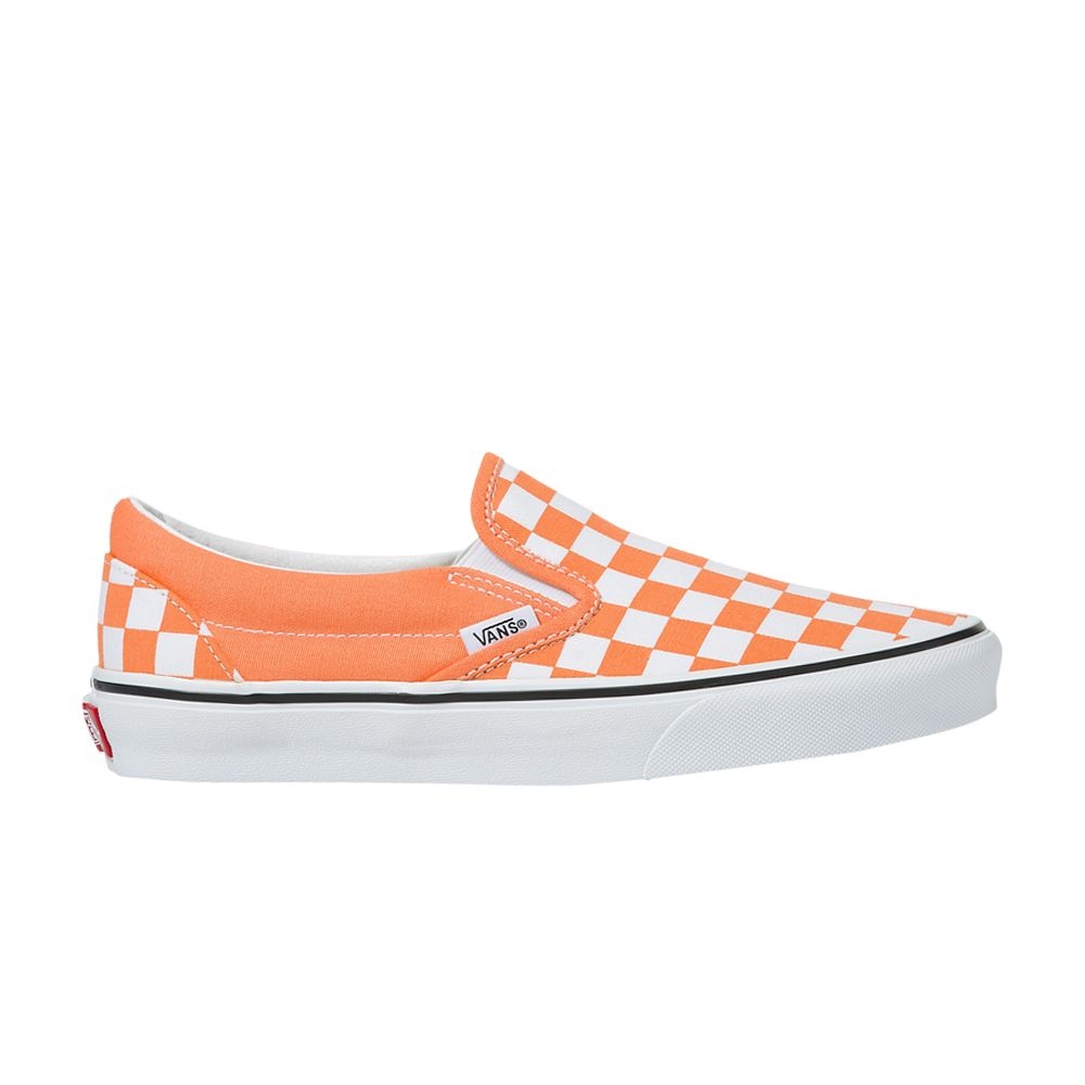 Pre-owned Vans Classic Slip-on 'checkerboard - Cadmium Orange'