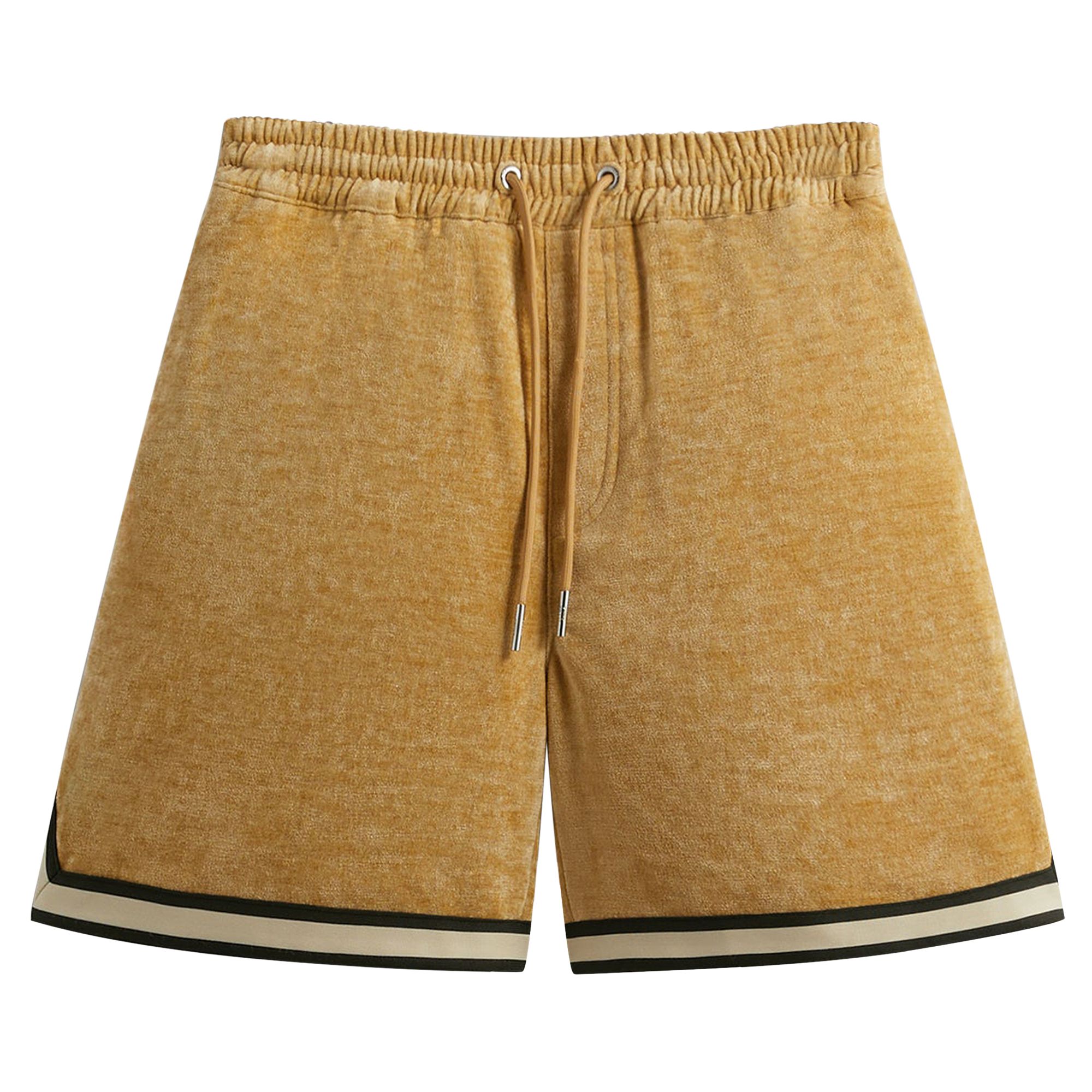 Pre-owned Kith Chenille Curtis Short 'sharp' | Yellow | Men's Size M