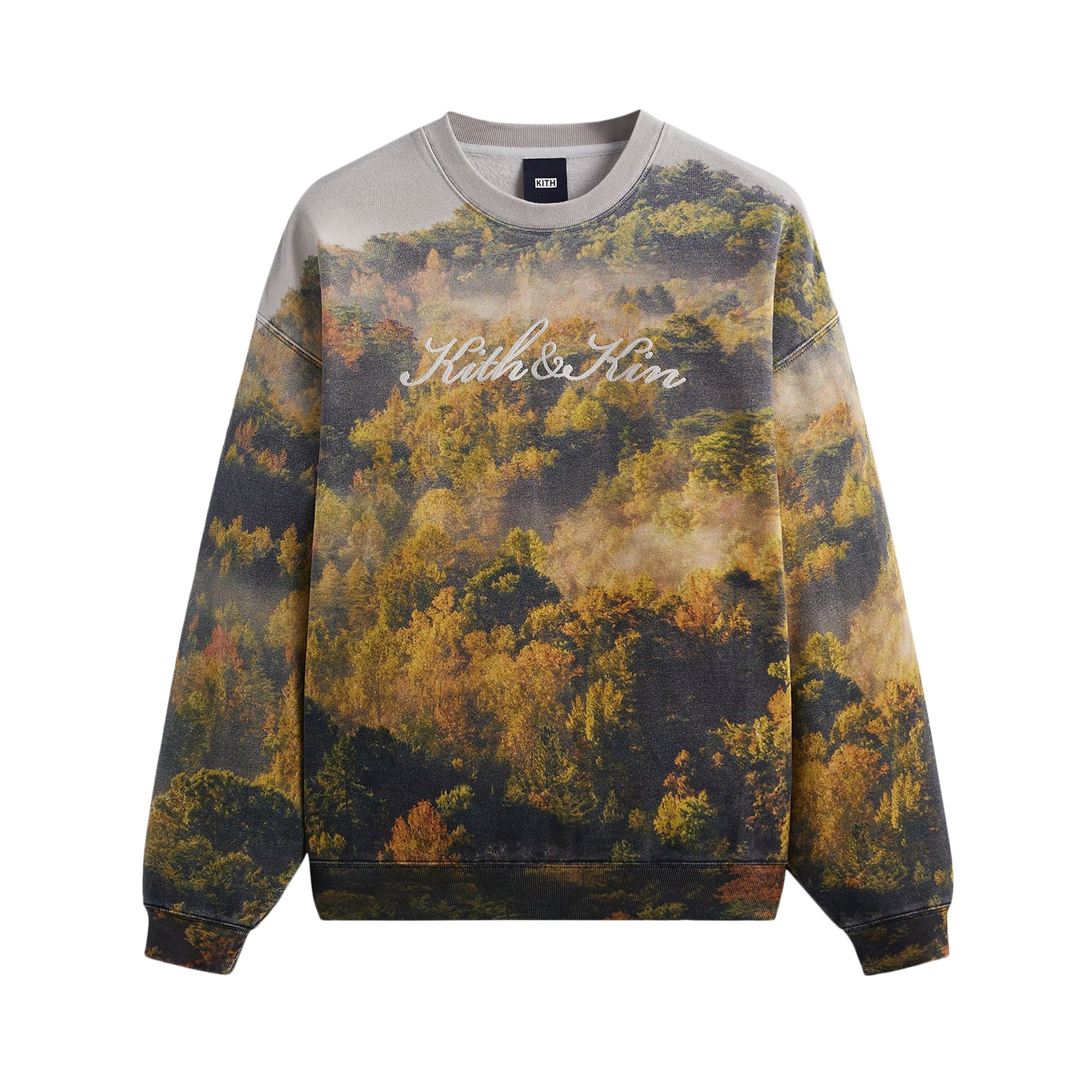 Kith Foliage Nelson Crewneck 'Laurel' | Multi-Color | Men's Size XS