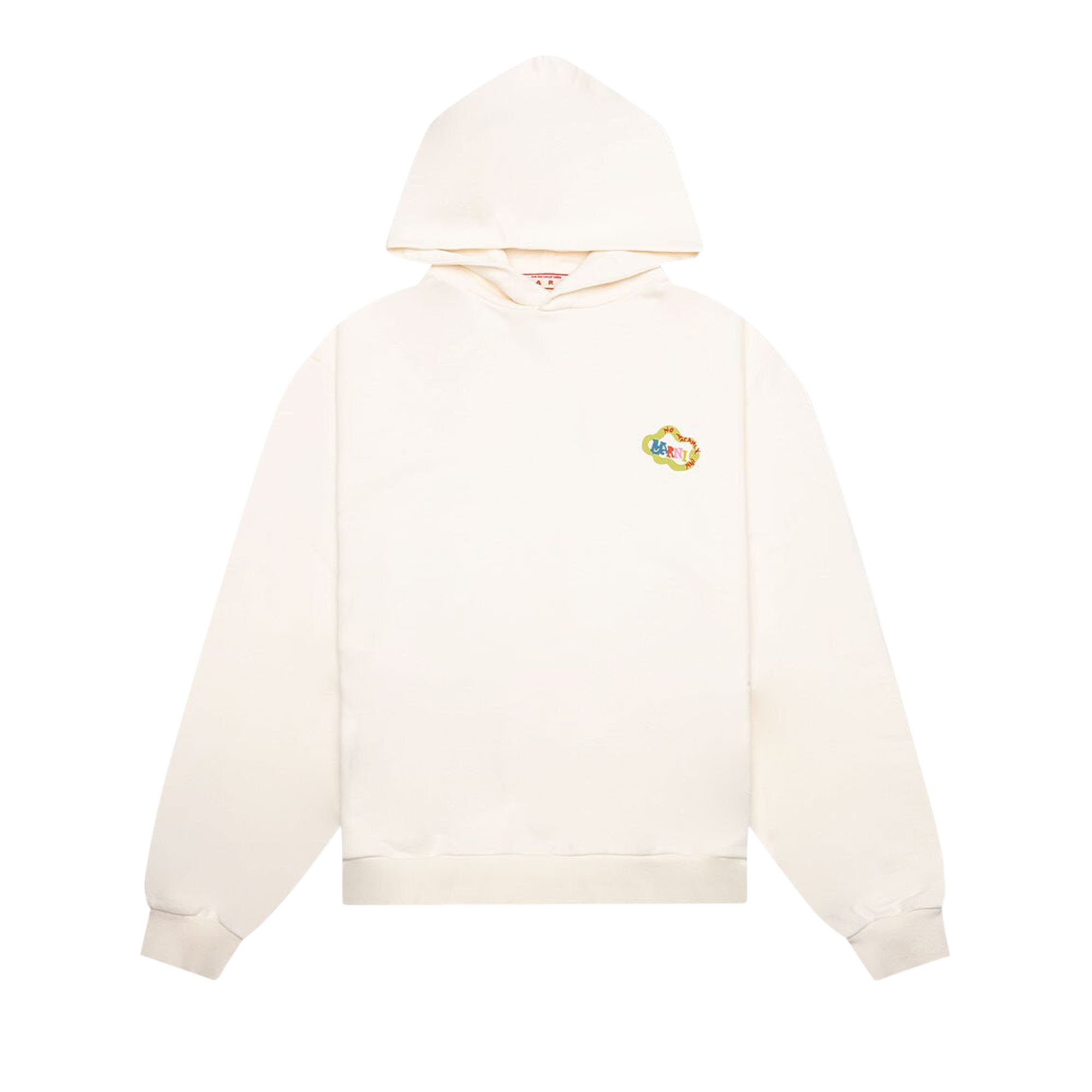 Pre-owned Marni X No Vacancy Inn Hooded Sweatshirt 'limestone' | White | Men's Size 52