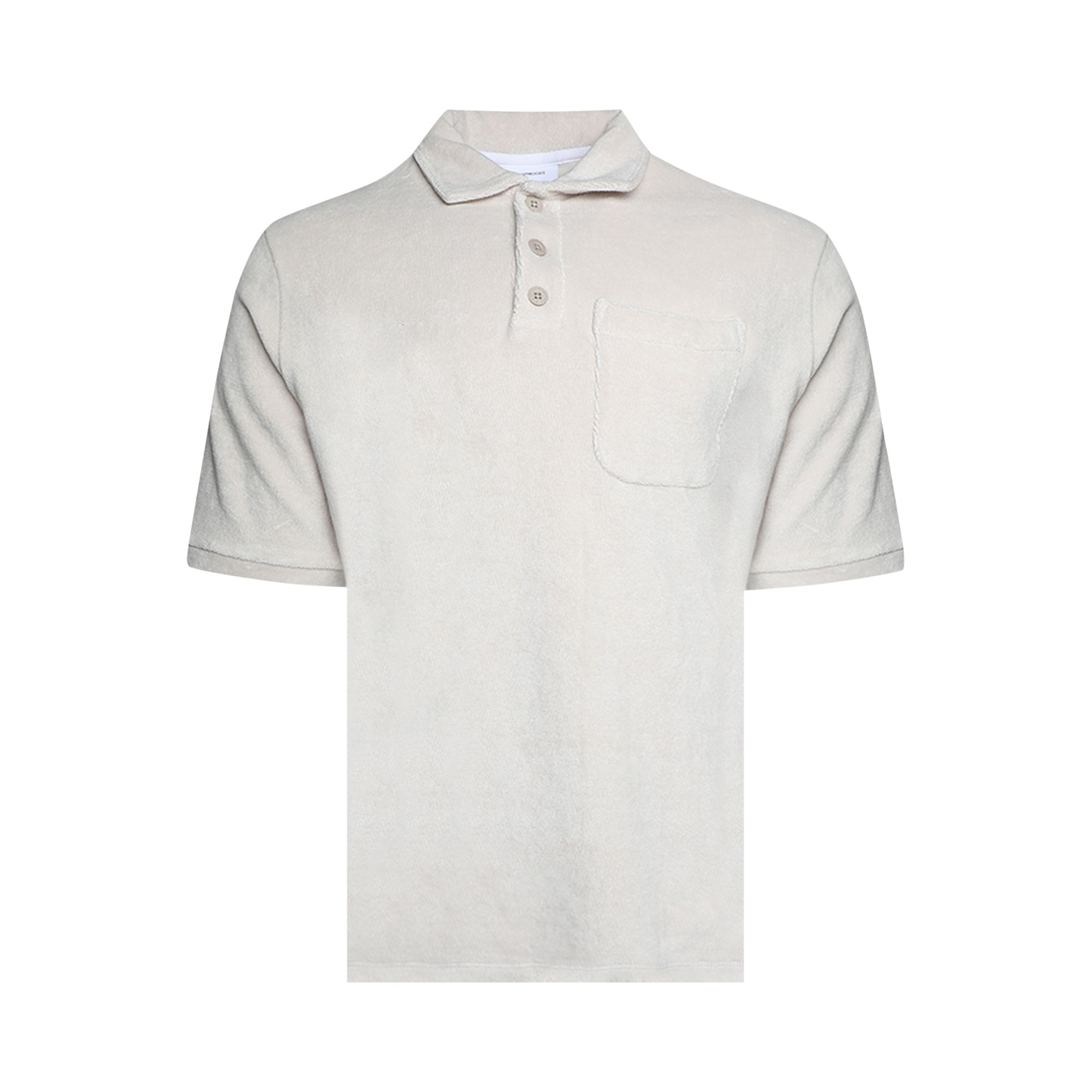 Saintwoods Terry Polo 'Light Grey' | Men's Size M