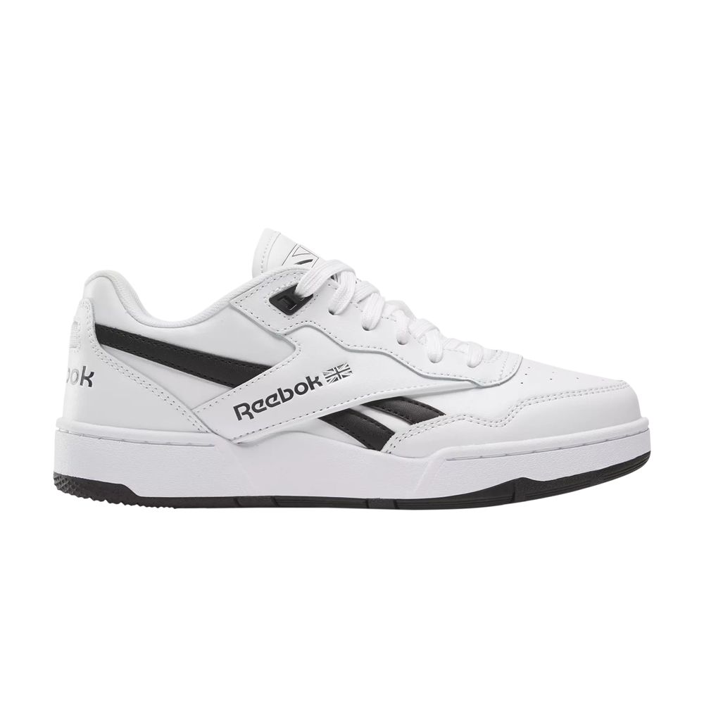 Pre-owned Reebok Bb4000 2 Big Kid 'white Black' | Kid's Size 5