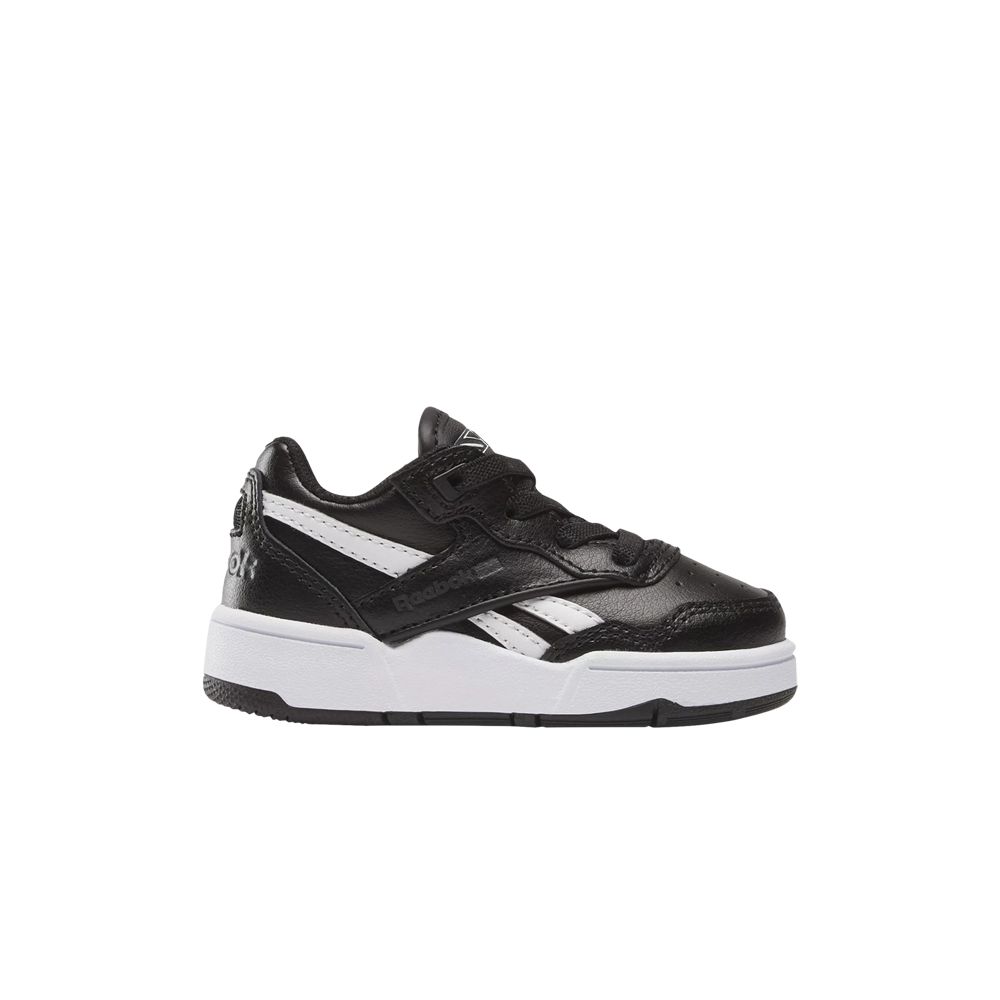 Pre-owned Reebok Bb4000 2 Toddler 'black White' | Infant Size 6.5