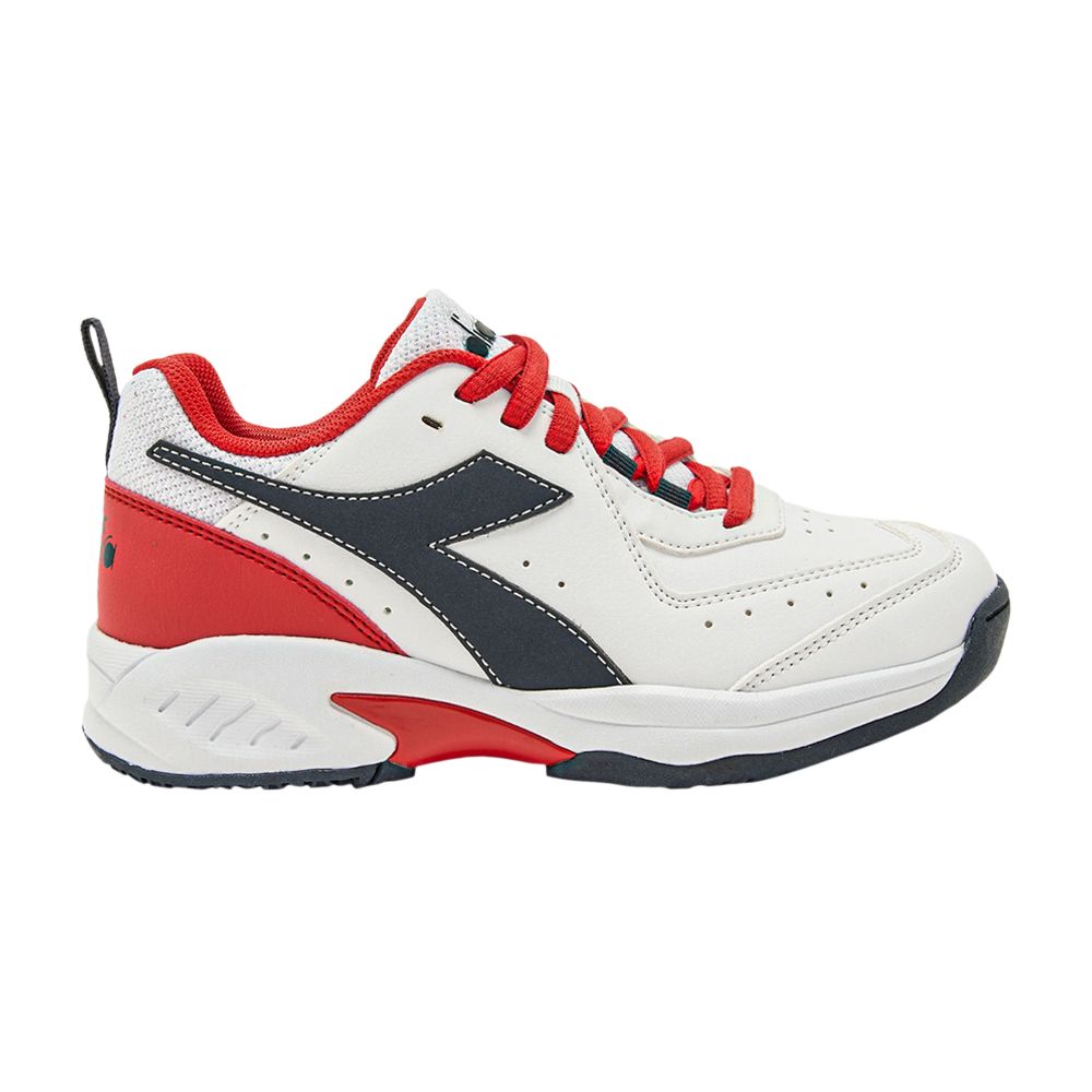 Diadora S.Challenge 5 SL Big Kid 'White Fiery Red' | Kid's Size 10.5 - 101-179102-D0274