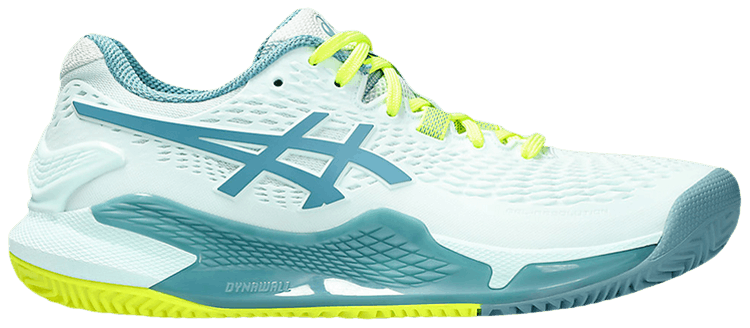 Asics Wmns Gel Resolution 9 Clay Soothing Sea Gris Blue