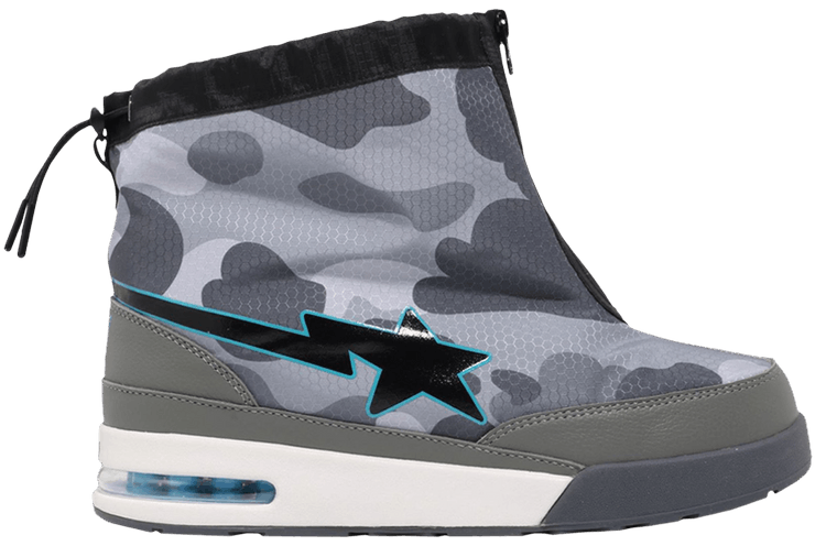 BAPE Wmns Honeycomb Camo Zip Roadsta Grey