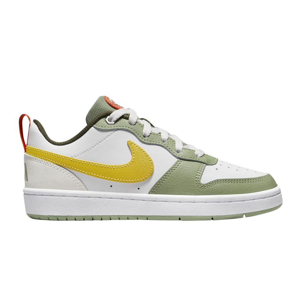 Pre-owned Nike Court Borough Low 2 Se Gs 'ready, Play!' | Green | Kid's Size 6