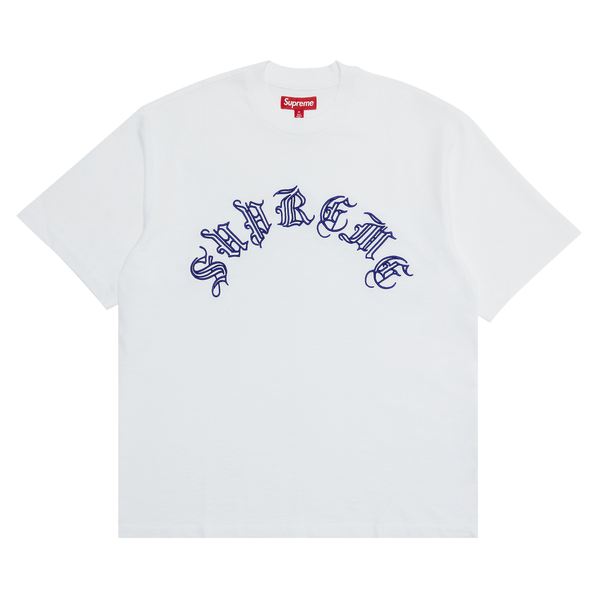 Pre-owned Supreme Old English Short-sleeve Top 'white'