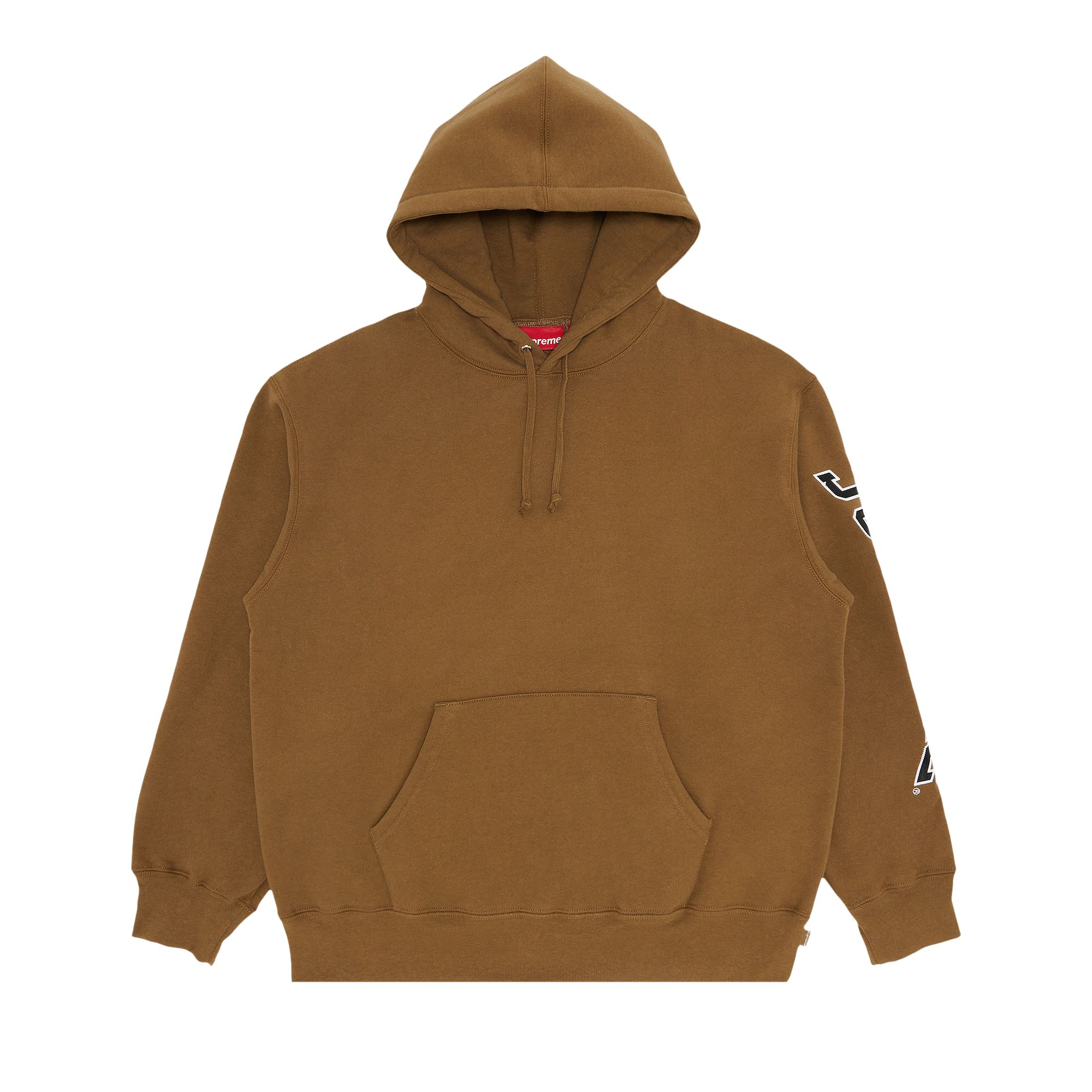 Pre-owned Supreme Sleeve Arc Hooded Sweatshirt 'dark Khaki' In Tan