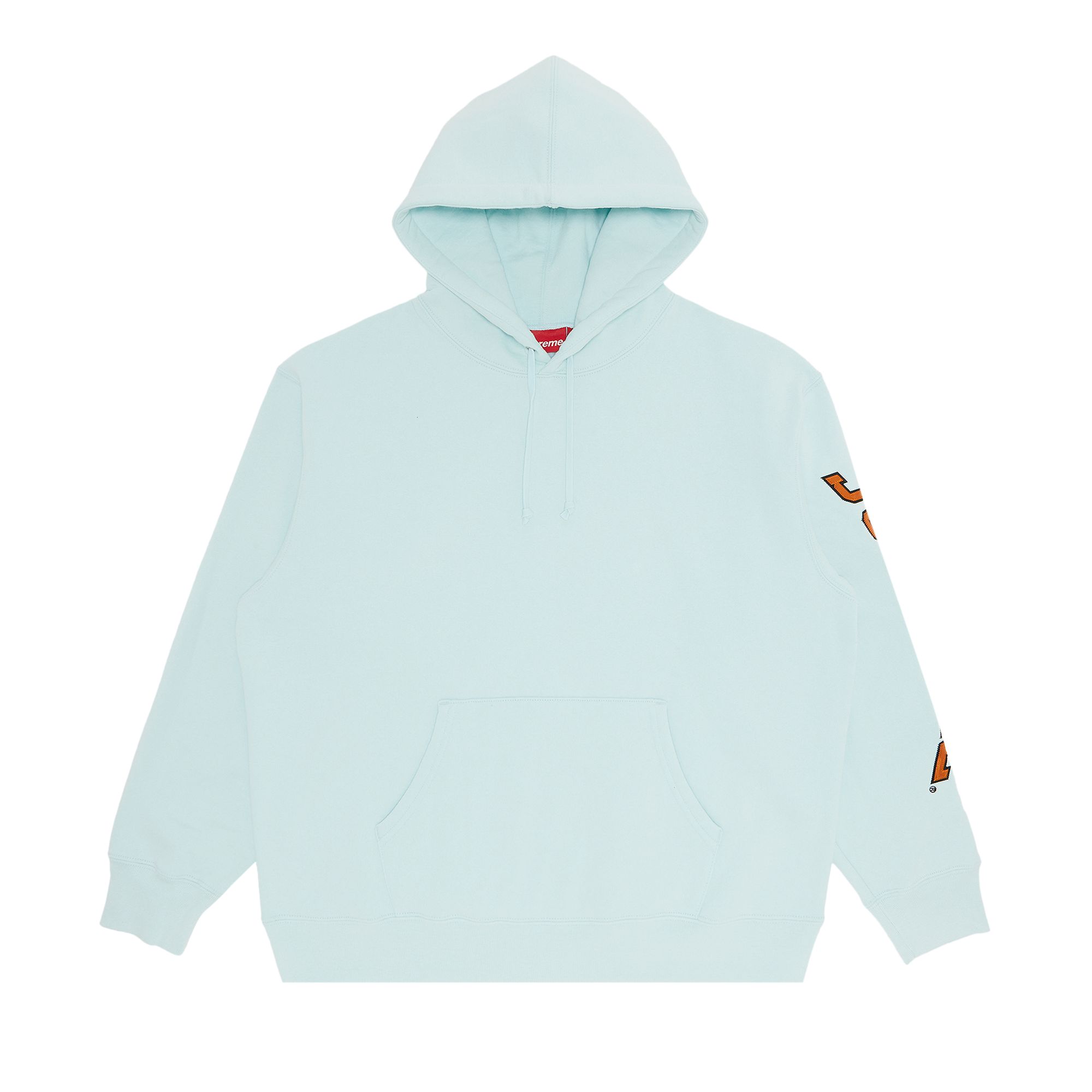 Supreme Sleeve Arc Hooded Sweatshirt 'Pale Blue' | Men's Size L