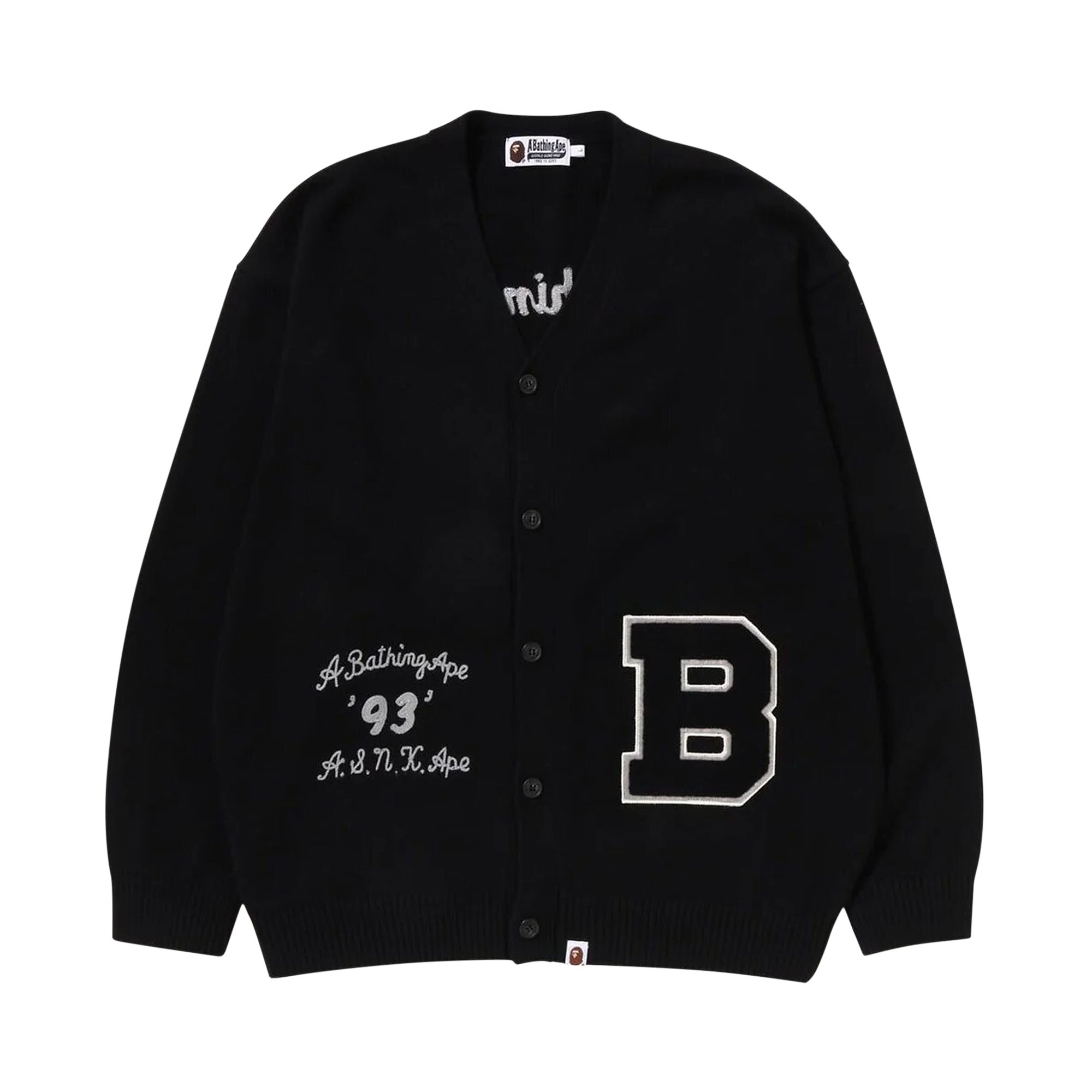 BAPE BAPE KNIT CARDIGAN 'BLACK'