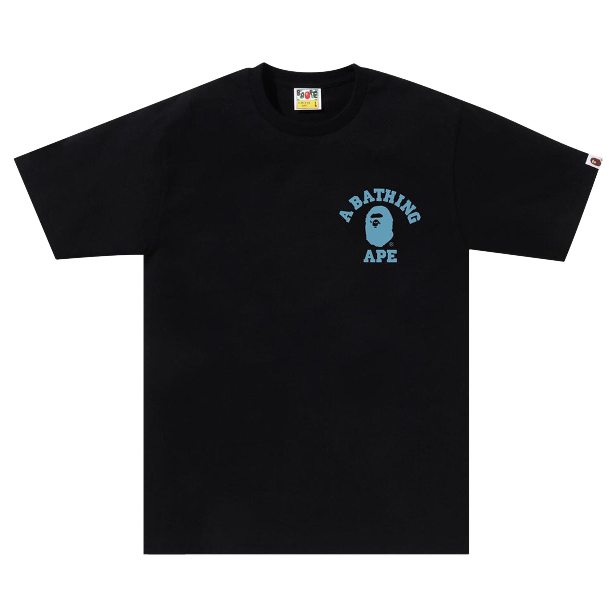 BAPE Honeycomb Camo College ATS Tee 'Black/Blue' | Men's Size S