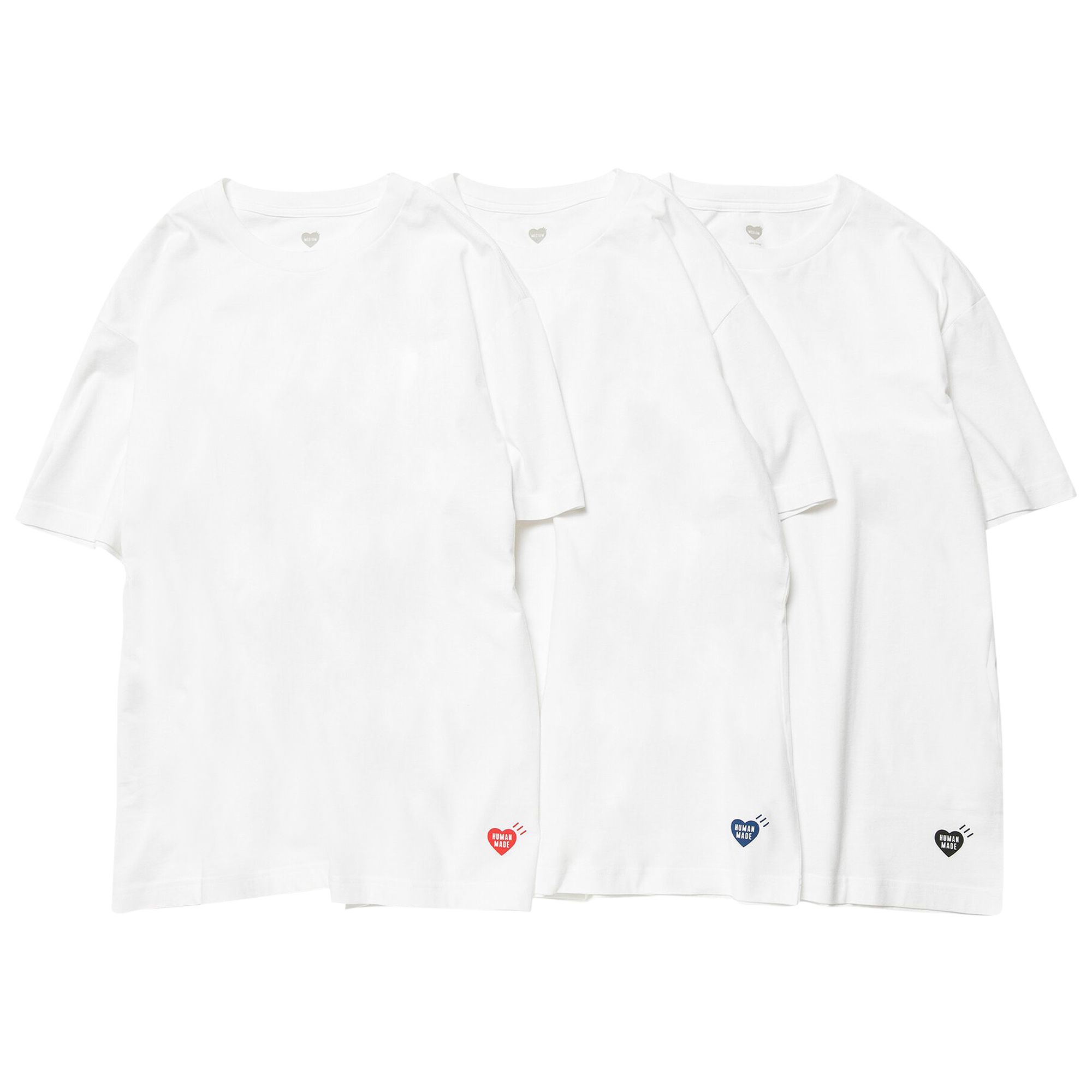 Pre-owned Human Made T-shirt (3 Pack) 'white'