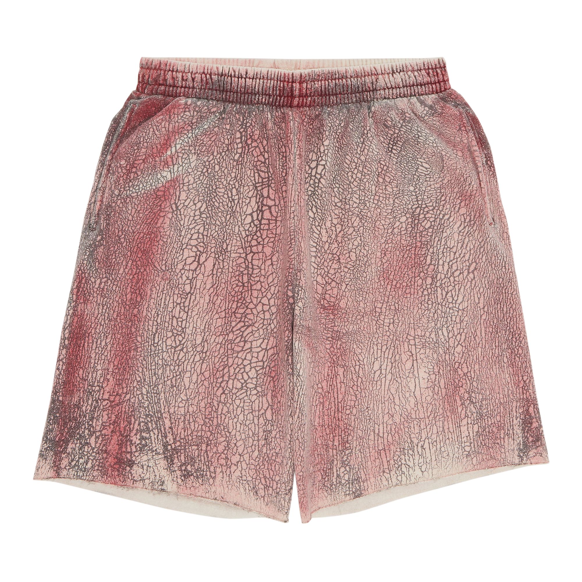 Supreme Crackle Sweatshort 'Red' | Men's Size M
